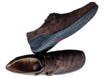 Vorschaubild 2 von Damen Mokassins Slipper Gr. 41 Braun Casual Klettverschluss