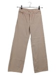 Vorschaubild 1 von Damen Jeans Wide Fit Gr. 26 Beige Baumwolle