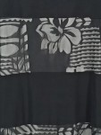 Vorschaubild 4 von Damen Etuikleid Gr. 40 L Schwarz Elegant Florales Muster