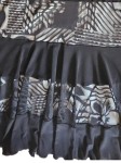 Vorschaubild 6 von Damen Etuikleid Gr. 40 L Schwarz Elegant Florales Muster