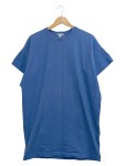 Vorschaubild 1 von Herren T-Shirt Blau Gr. 46/S Kurzarm Casual Rippstrick