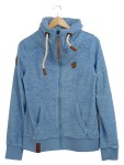 Vorschaubild 1 von Damen Kapuzenjacke Gr. 38/M Blau Polyester