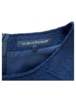Vorschaubild 9 von Businesskleid Damen Gr. 40 Dunkelblau Kurzarm Elegant