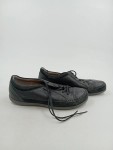 Vorschaubild 2 von Damen Schnürschuhe Gr. 40 Schwarz Casual Leder Schuhe