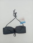 Vorschaubild 3 von Bikini-Oberteil Damen Blau Gr. 80 Polyamid Meliert Casual Ärmellos