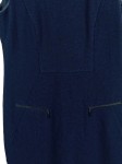 Vorschaubild 5 von Businesskleid Damen Gr. 40 Dunkelblau Kurzarm Elegant