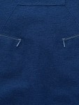 Vorschaubild 6 von Businesskleid Damen Gr. 40 Dunkelblau Kurzarm Elegant