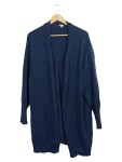 Vorschaubild 1 von Damen Strickjacke Gr. 46/3XL Blau Casual Langarm