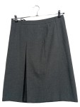 Vorschaubild 1 von Damen A-Linienrock Gr. 38 Grau Klassisch Business Midirock