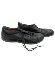 Vorschaubild 1 von Damen Schnürschuhe Gr. 40 Schwarz Casual Leder Schuhe
