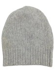 Vorschaubild 1 von Strickmütze Damen Grau Alpaka Baumwolle Wolle Beanie Casual