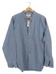Vorschaubild 1 von Herren Trachtenhemd Stehkragen Blau Gr. 44/XS Baumwolle