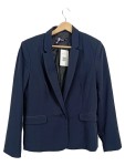 Vorschaubild 1 von Damen Business Blazer Gr. 42/XL Blau Uni