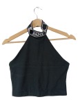 Vorschaubild 1 von Damen Crop Top Schwarz Gr. 38;M Streetwear
