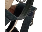 Vorschaubild 6 von Sandalen Damen Keilabsatz Gr. 36 Schwarz Elegant Riemchensandalen