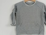 Vorschaubild 5 von Kinder Pullover Grau Gr. 86 Casual Baumwolle