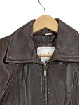 Vorschaubild 5 von Lederjacke Damen Braun Klassisch Gr. 36 Leder Details Reißverschluss