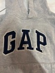 Vorschaubild 2 von Kapuzenpullover Kinder Grau Gr. 116 Logo Hoodie