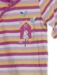 Vorschaubild 2 von Baby Mädchen Schlafanzug Ringel Vogelhaus Gr. 62/68 Mehrfarbig