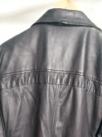 Vorschaubild 4 von Lederjacke Herren Schwarz Gr. 48/M Uni Casual Modern Langarm Synthetik