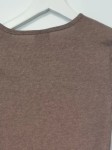 Vorschaubild 4 von Damen Strickkleid Langarm Braun Gr. 36/S Casual Rippstrick