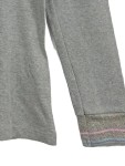 Vorschaubild 4 von Langarmshirt Kinder Gr. 158 Grau Baumwolle Florales Muster Casual Herz