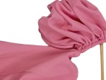 Vorschaubild 5 von Damen Cocktailkleid Gr. 40 L Pink Feminin Puffärmel