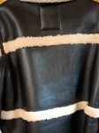 Vorschaubild 3 von Pelzjacke Damen Gr. 40/L Schwarz Polyester Uni Modern Langarm