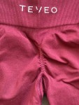 Vorschaubild 4 von Damen Seamless Sport Shorts Gr. 34/XS Rot Rippstrick High Waist