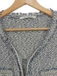 Vorschaubild 4 von Damen Strickjacke Mehrfarbig Gr. 42/XL Casual Metallic-Look