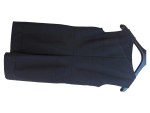 Vorschaubild 2 von Etuikleid Damen Gr. 38/M Schwarz Polyester Schurwolle Elasthan Uni