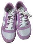 Vorschaubild 3 von Sneaker low Damen Gr. 38,5 Pink Wildleder Textil Mesh Schnürung Uni