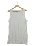 Vorschaubild 1 von Unterhemd Herren Gr. XXL Weiß Baumwolle Rippstrick Basic Ärmellos Freizeit
