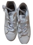 Vorschaubild 2 von Damen Sneaker low mit Satin-Schnürsenkeln Weiß Gr. 40