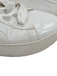 Vorschaubild 7 von Damen Sneaker low mit Satin-Schnürsenkeln Weiß Gr. 40