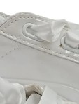 Vorschaubild 4 von Damen Sneaker low mit Satin-Schnürsenkeln Weiß Gr. 40