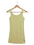 Vorschaubild 1 von Unterhemd Damen Gr. XS Gelb Uni Basic Ärmellos Casual Logo