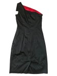 Vorschaubild 2 von Damen Cocktailkleid One-Shoulder Gr. 36 Schwarz Elegant Festlich