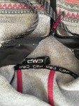 Vorschaubild 5 von Damen Fleecejacke mit Kapuze Gr. 38 Grau Norwegermuster Outdoor