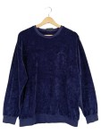 Vorschaubild 1 von Herren Pullover Gr. 42 Blau Samt Casual Langarm