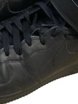 Vorschaubild 3 von Air Force 1 Herren Basketballschuhe Leder Sneaker Schwarz 44.5