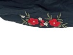 Vorschaubild 5 von Damen Badeanzug Gr. 38 Schwarz Blumenmuster Schnürung vorne