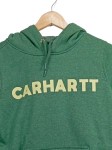Vorschaubild 3 von Damen Hoodie Kapuzenpullover Sweatshirt Grün Gr. XS Logo
