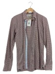 Vorschaubild 1 von Freizeithemd Herren Rot Gr. 36/XXS Baumwolle Kariert Casual Langarm