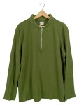 Vorschaubild 1 von Herren Pullover Langarm Reißverschluss Grün Gr. 42