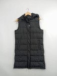 Vorschaubild 2 von Damen Steppweste Gr. 36/S Schwarz Casual mit Kapuze
