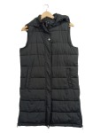 Vorschaubild 1 von Damen Steppweste Gr. 36/S Schwarz Casual mit Kapuze