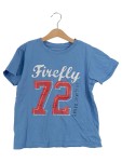 Vorschaubild 1 von T-Shirt Kinder Gr. 134 Blau Baumwolle Logo-Print Casual Kurzarm Freizeit