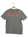 Vorschaubild 1 von Herren T-Shirt Grau M mit Logo-Print Casual