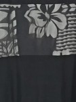 Vorschaubild 3 von Damen Etuikleid Gr. 40 L Schwarz Elegant Florales Muster